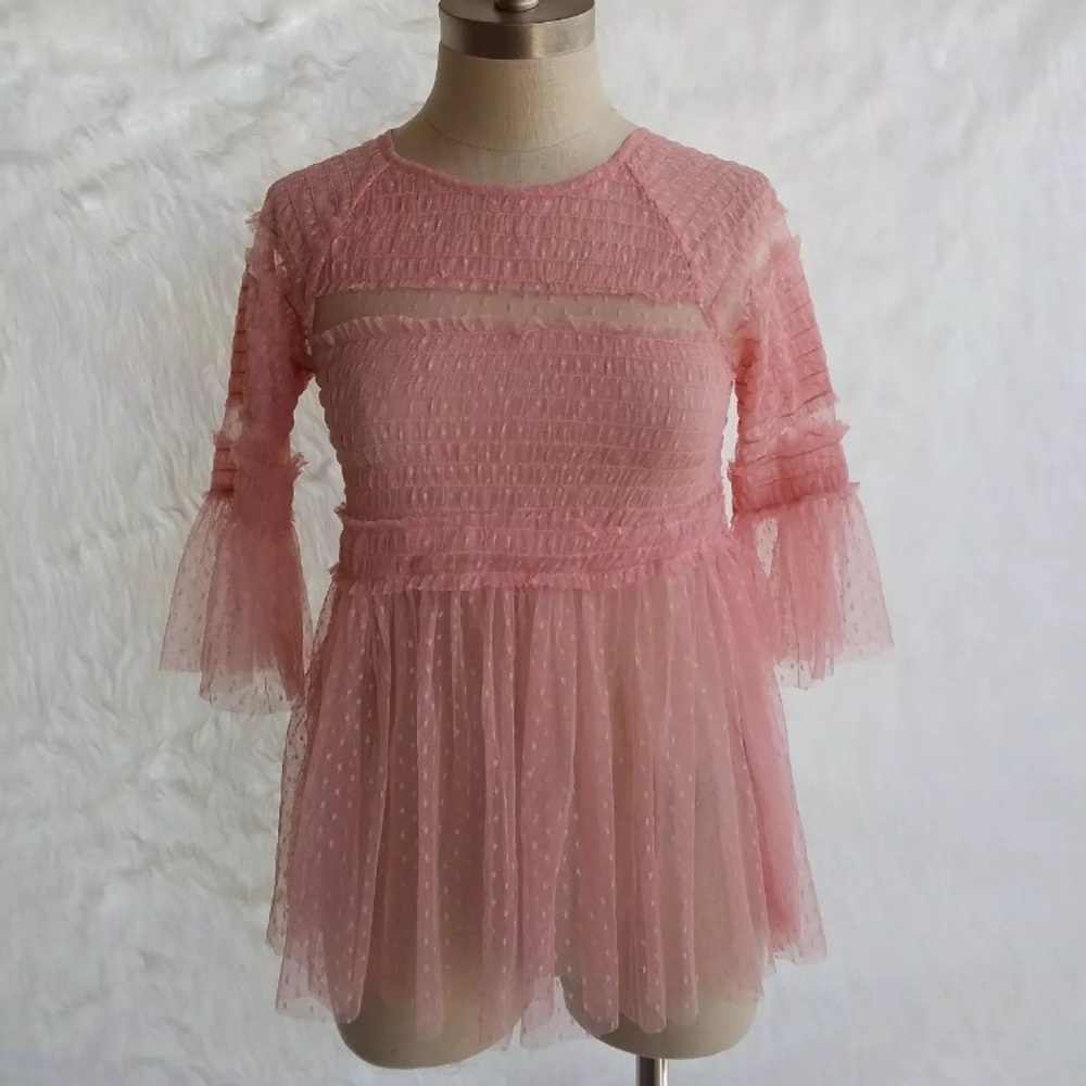 Pink Tulle Top - Picture 12 of 12